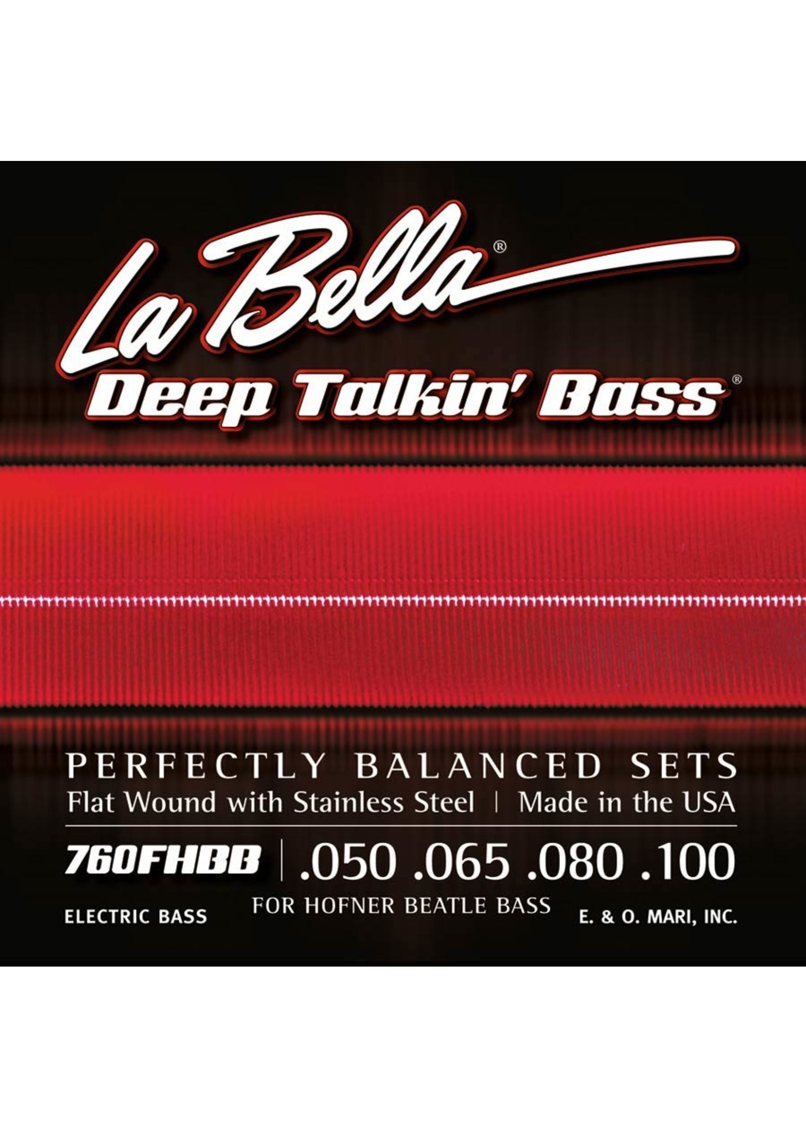 La Bella La Bella L-760FHBB Deep Talking basset voor Hofner Beatle bas