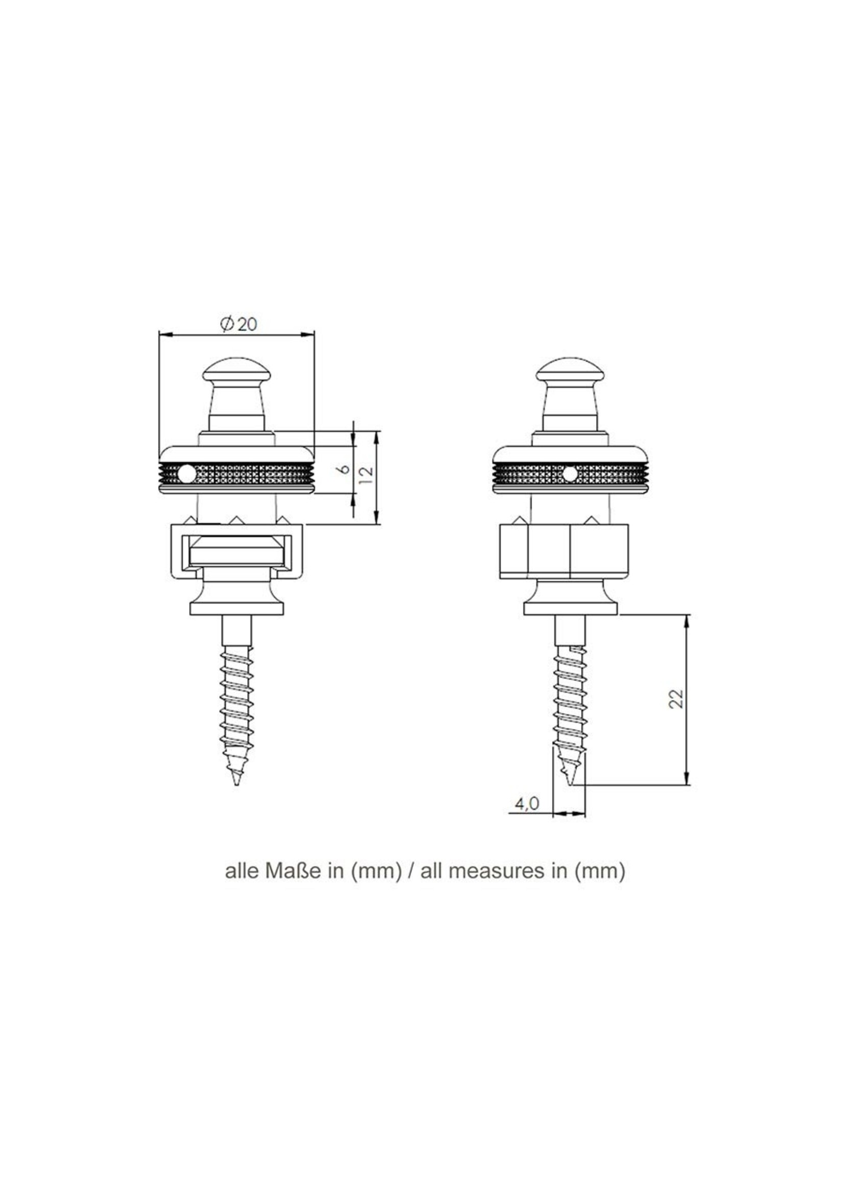 Schaller Schaller S-locks Straplocks Chrome