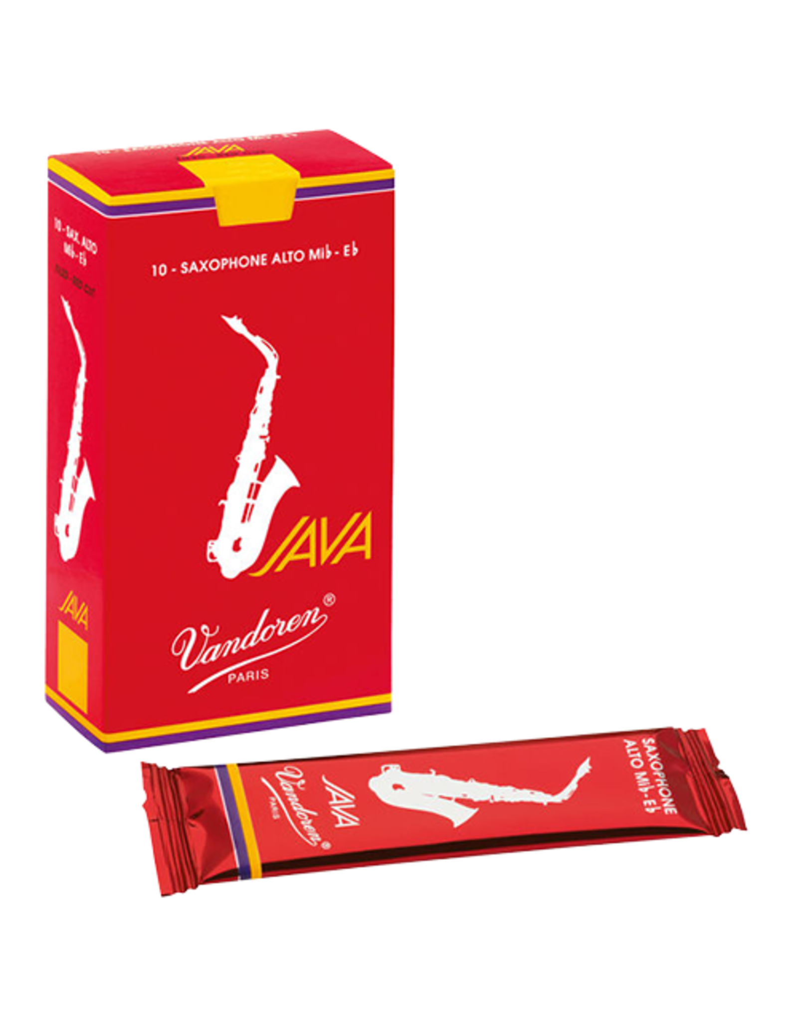 Vandoren Java Filed- Red cut Alt Sax rietjes - Prinz Guitars Amsterdam