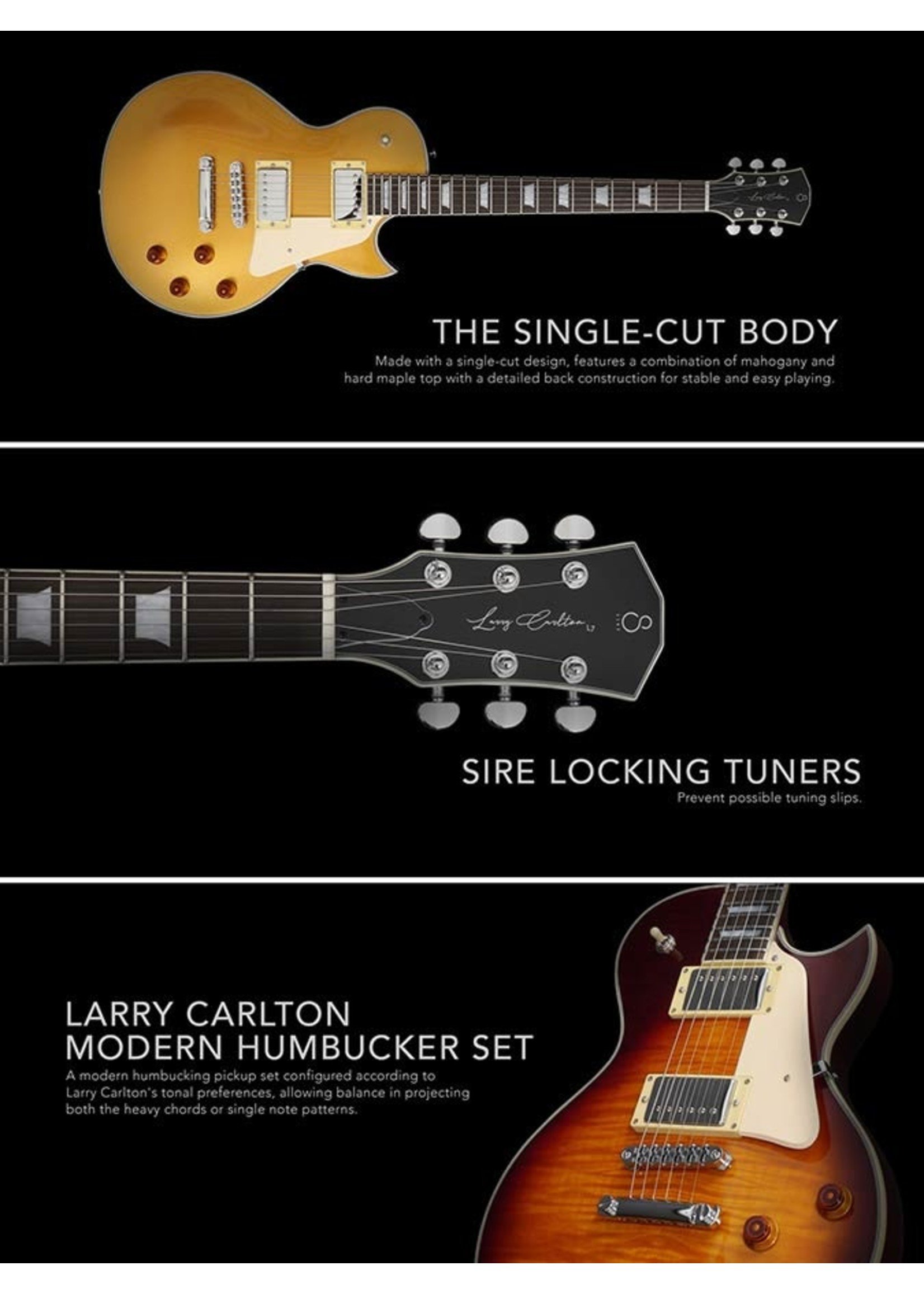 Sire Sire Larry Carlton  L7/GT  L-Style Goldtop