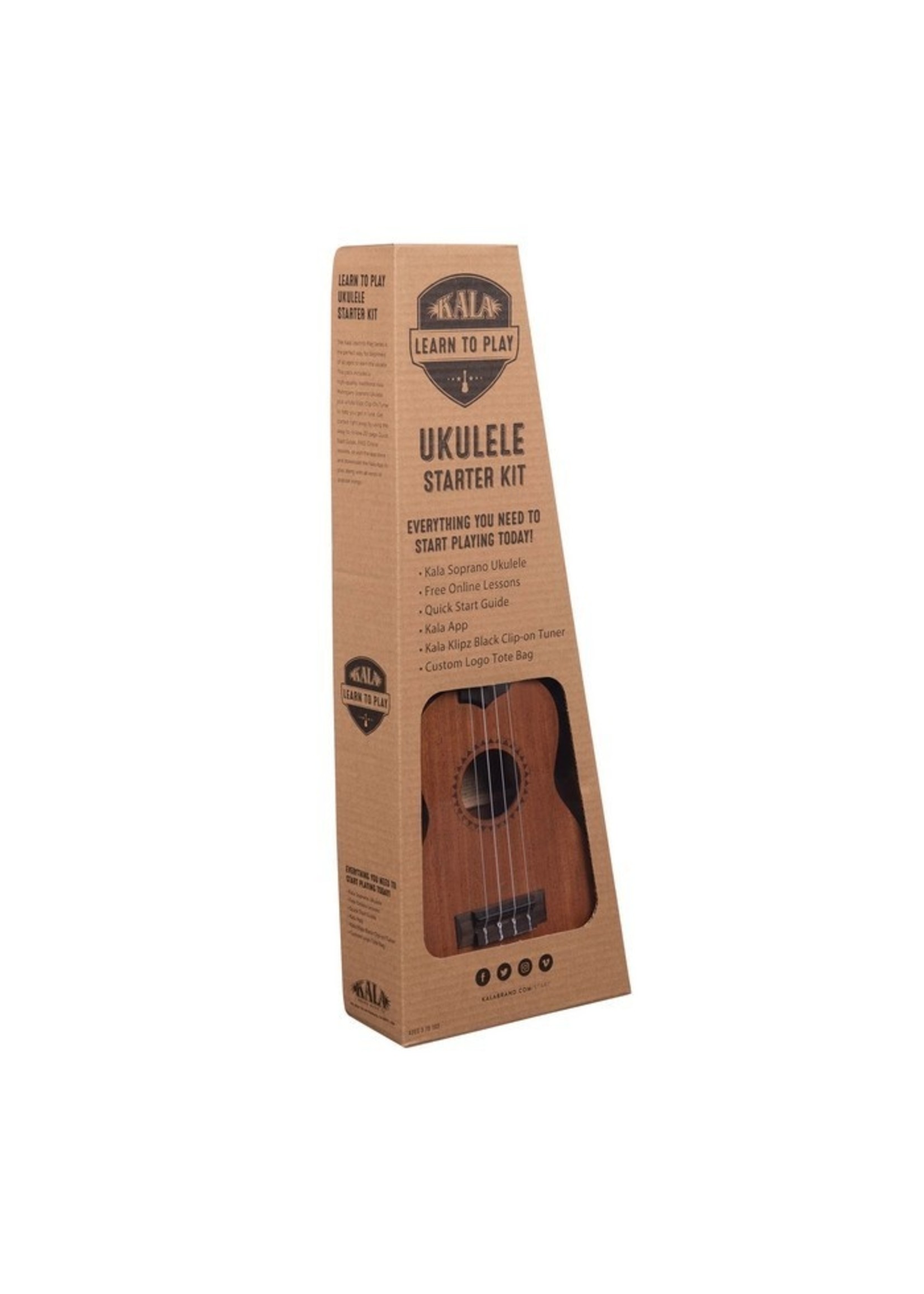 Kala Kala Learn To Play Soprano Ukulele Starter Kit