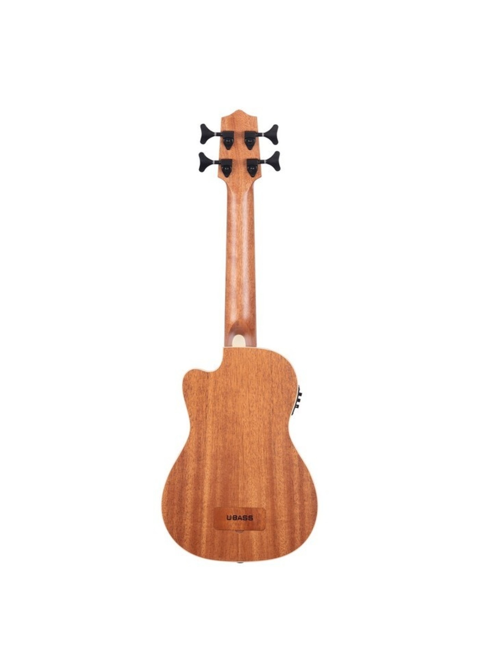 Kala Kala bas ukulele Mahogany Journeyman U-Bass, Fretted with bag
