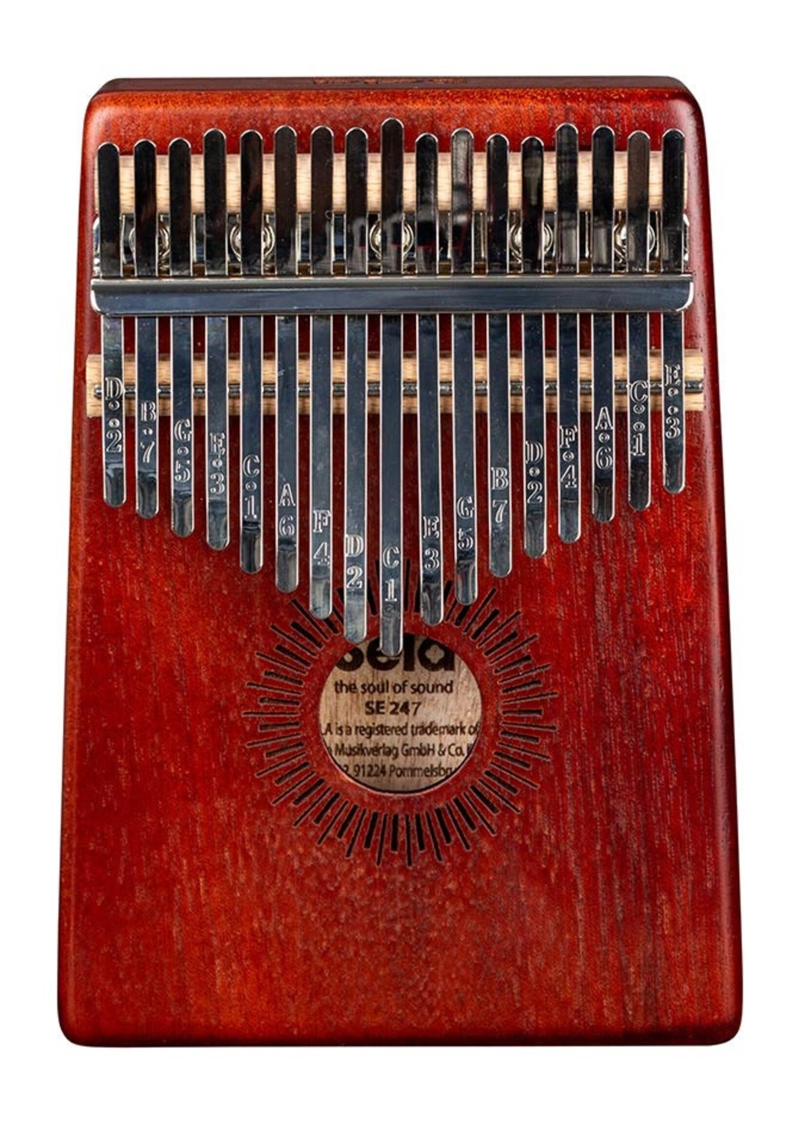 Sela Sela SEL247 Kalimba 17" Red