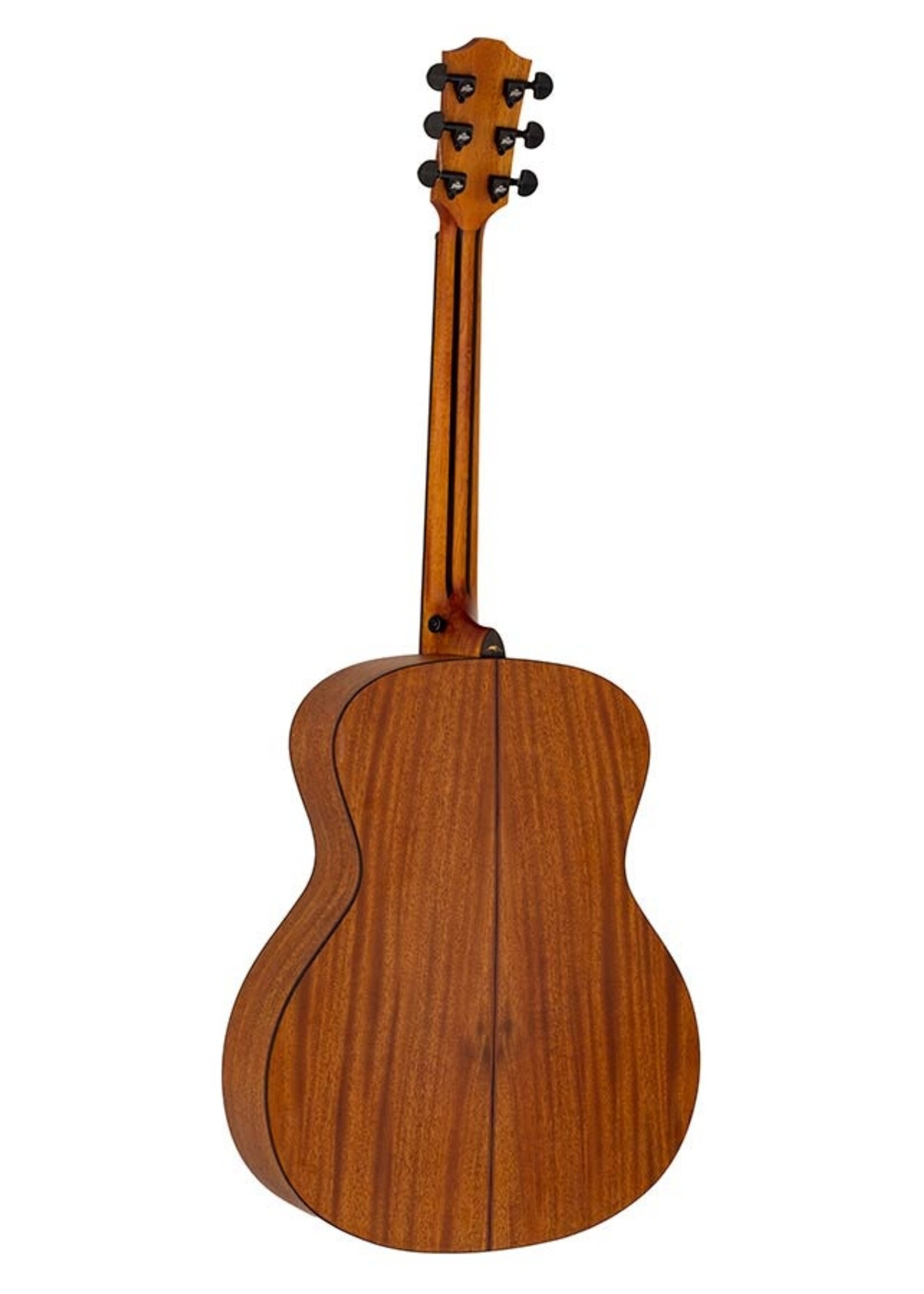 Bromo Bromo  BAT2M   Tahoma Series auditorium guitar with solid mahogany top, amara ebony fb, natural