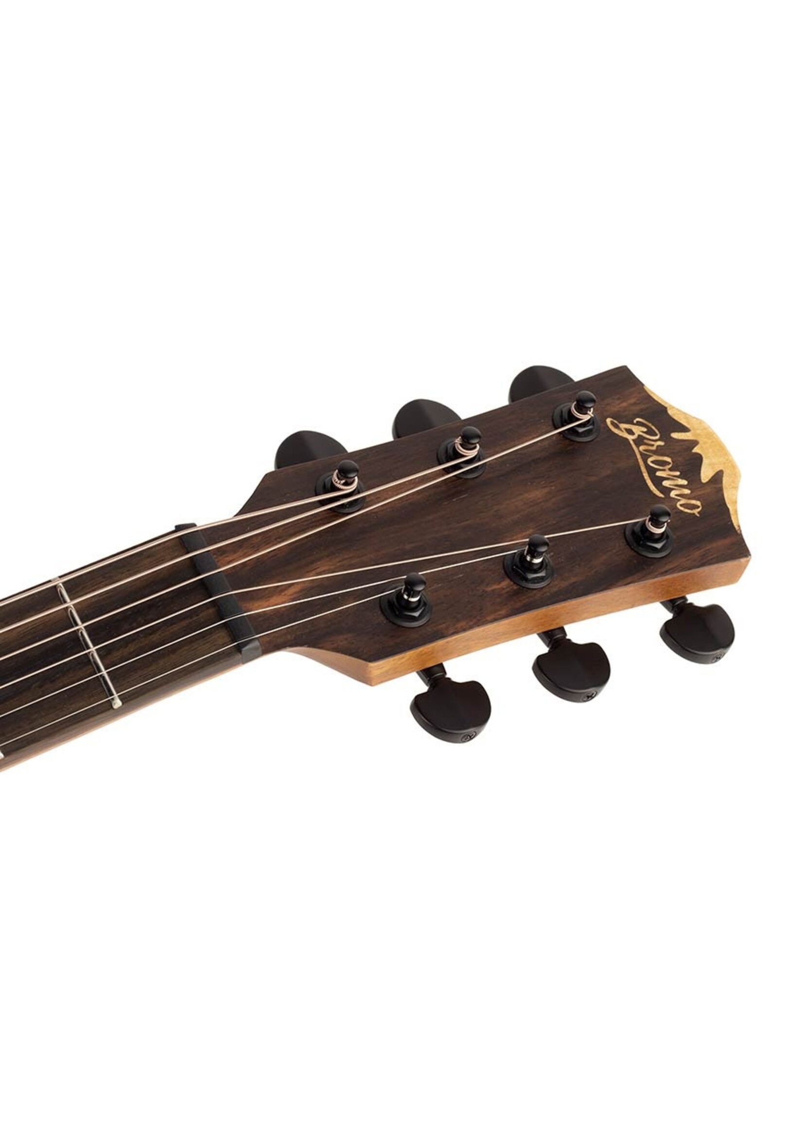 Bromo Bromo  BAT1 Tahoma Series dreadnought guitar with solid spruce top, amara ebony fb, natural
