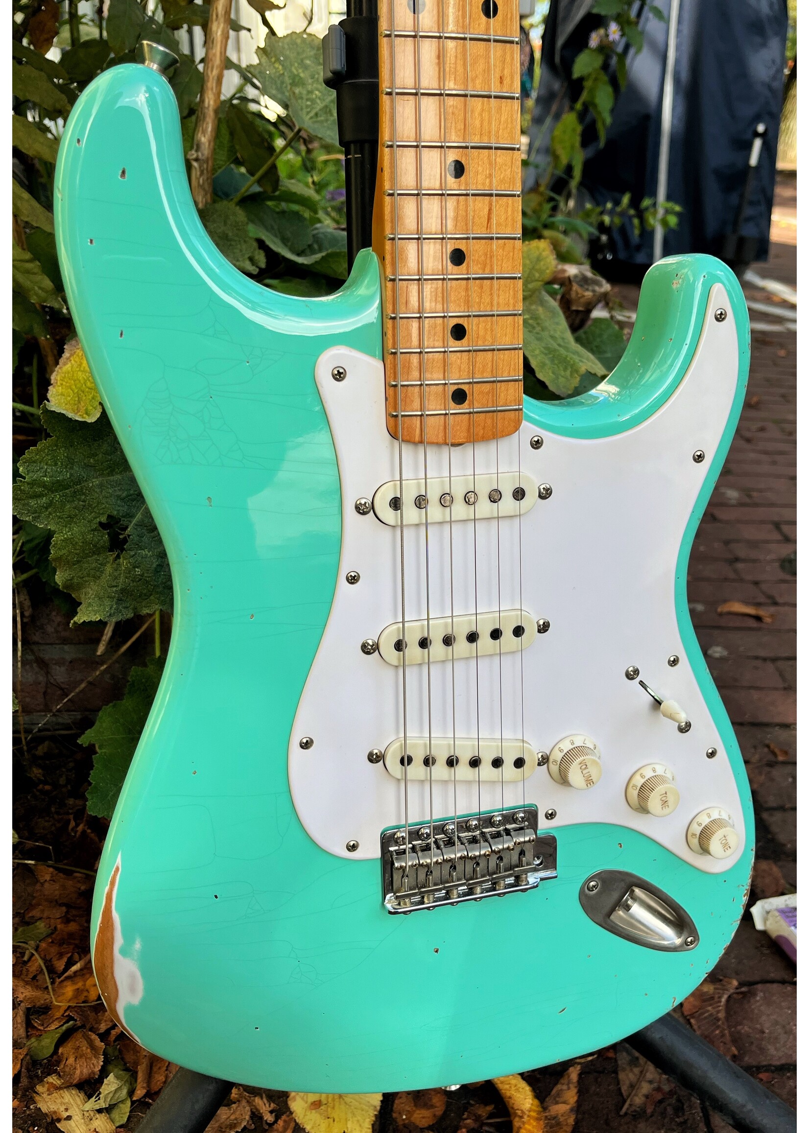 Del-tone Del-Tone 50's S-Style Surf green relic