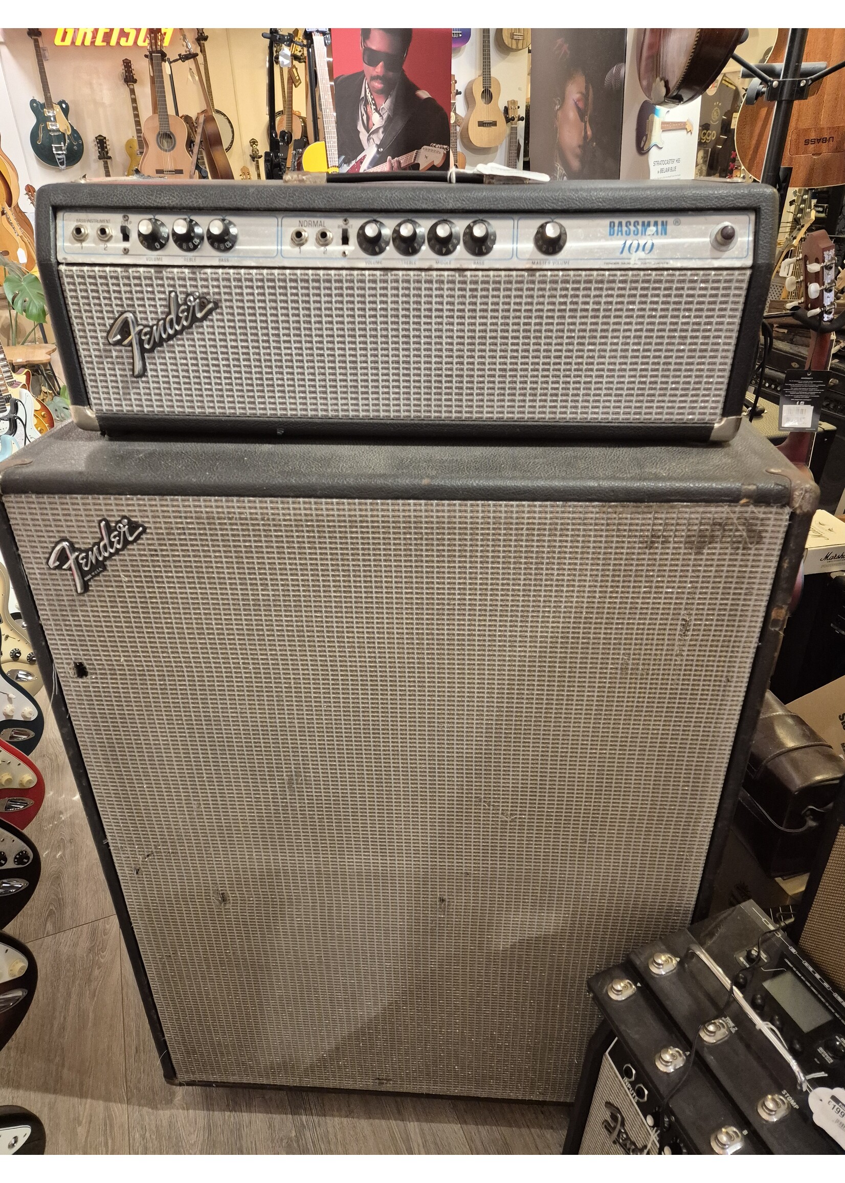 Fender Fender Bassman Stackset 1972 2 x 15" speaker Occasion