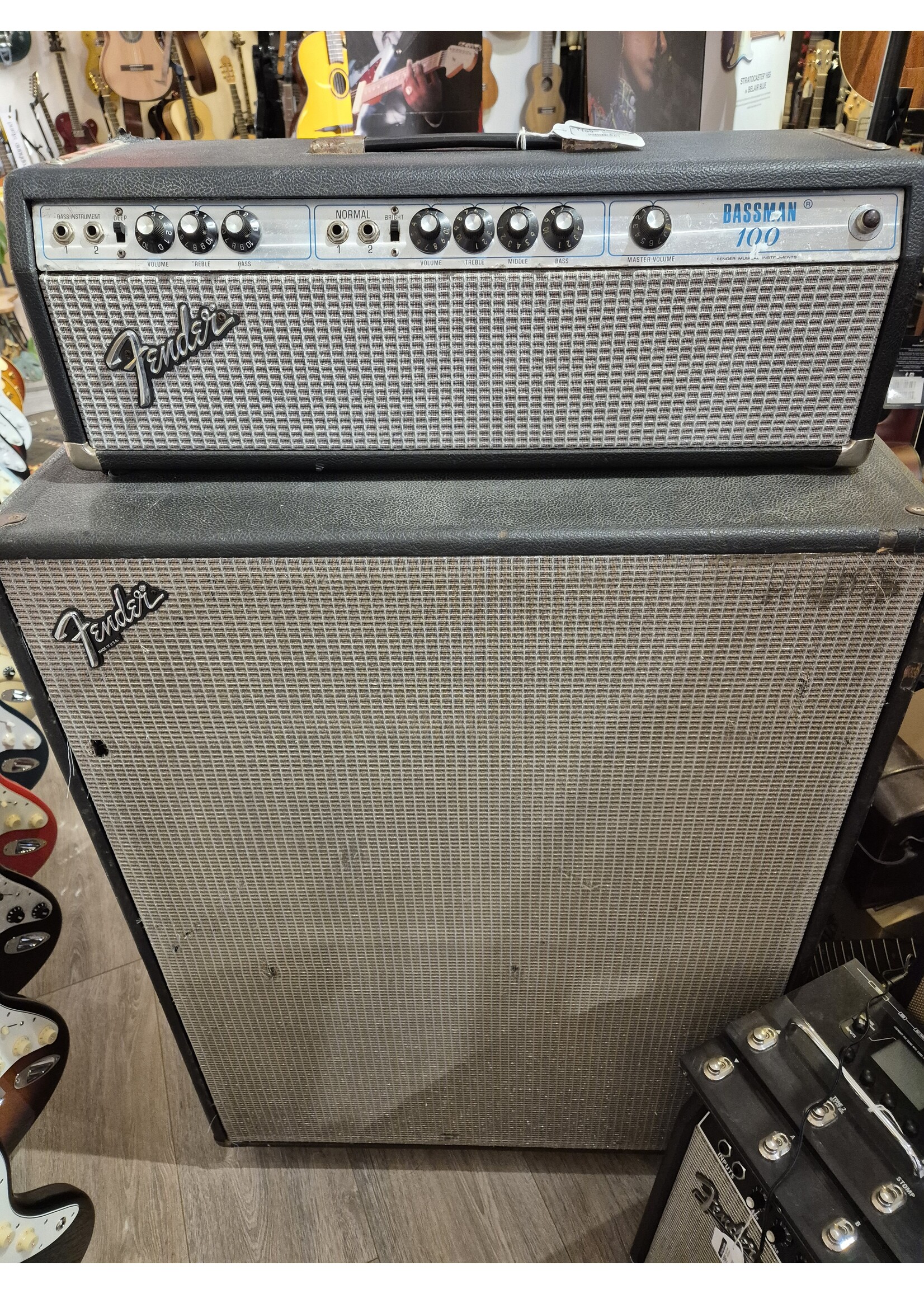 Fender Fender Bassman Stackset 1972 2 x 15" speaker Occasion