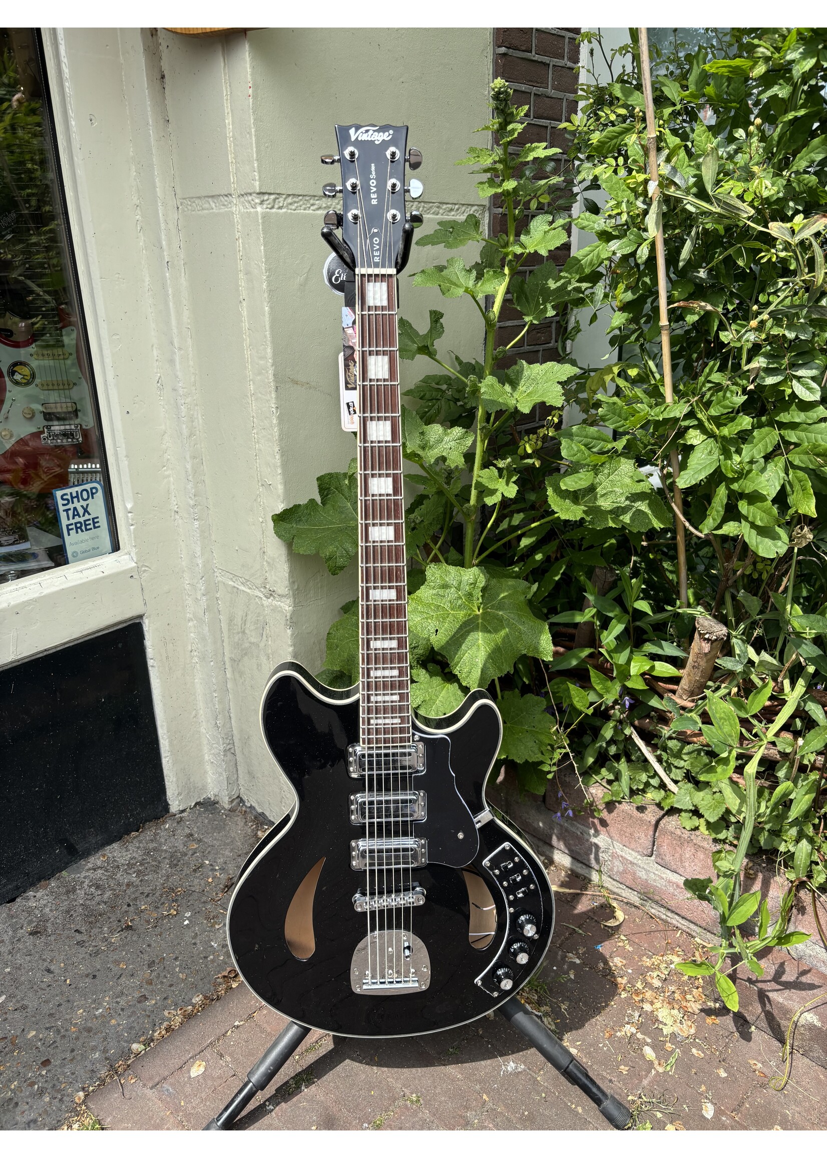 Vintage Vintage VRS650BK Revo Series Custom Supreme Baritone Boulevard Black