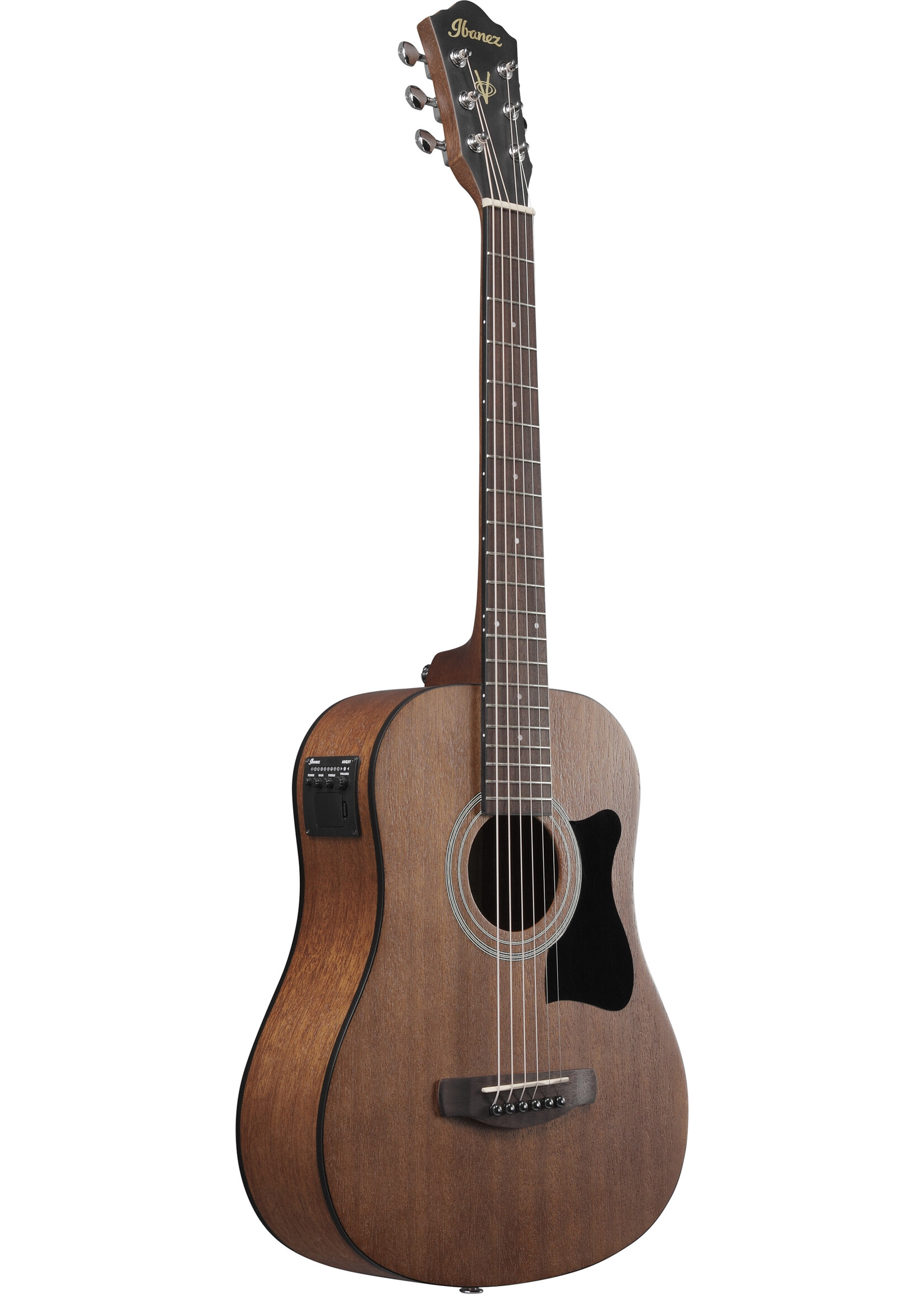 Ibanez Ibanez V44MINIEOPN reisgitaar met pickup en hoes