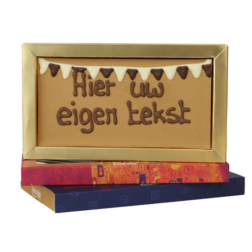 Bonvanie chocolade Chocoladereep met eigen tekst