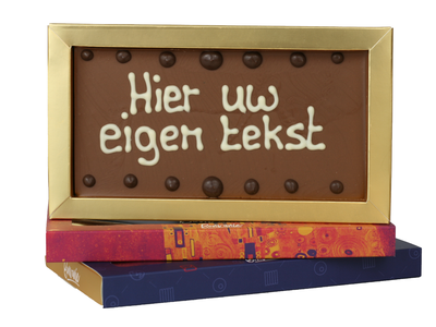 Teddy en Coco chocolade Chocoladereep met eigen tekst