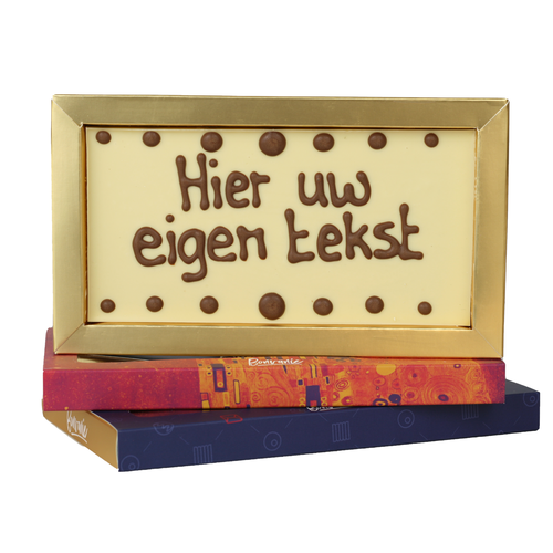 Bonvanie chocolade Chocoladereep met eigen tekst