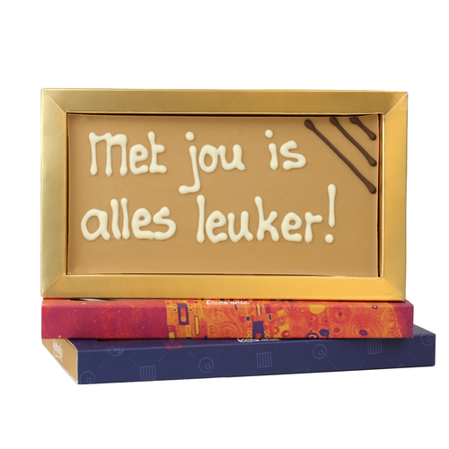 Bonvanie chocolade Met jou is alles leuker! - Chocoladereep