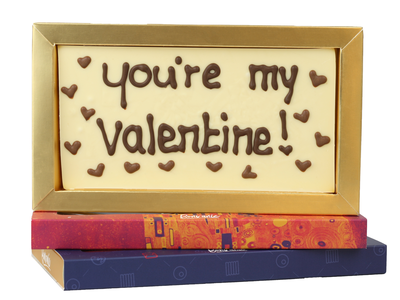 Bonvanie chocolade You're my valentine! - Chocoladereep met tekst
