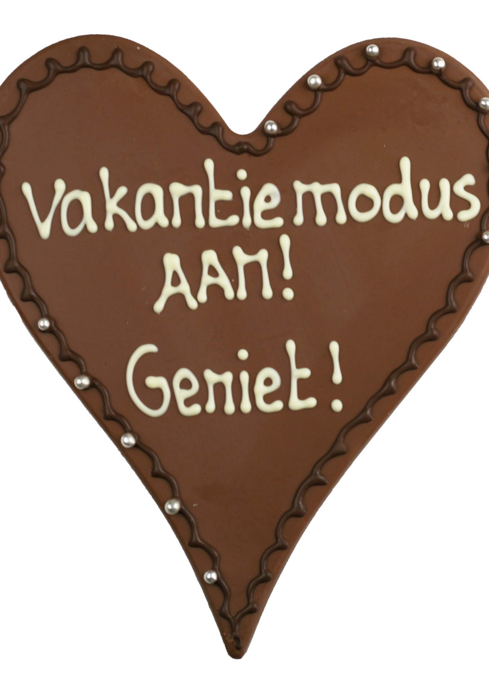 Teddy en Coco chocolade Vakantiemodus aan! - Chocoladehart XL