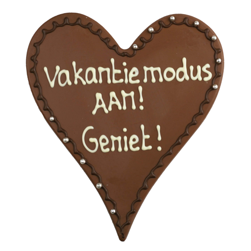 Bonvanie chocolade Vakantiemodus aan! - Chocoladehart XL