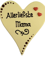 Teddy en Coco chocolade Allerliefste mama - Chocoladehart XL