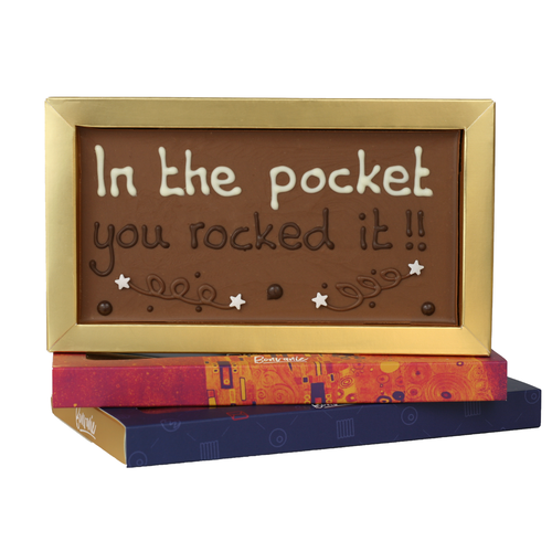 Bonvanie chocolade In the pocket you rocked it!! - Chocoladereep