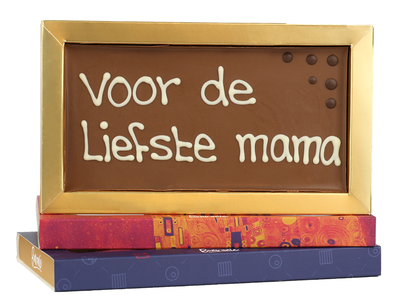 Teddy en Coco chocolade Voor de liefste mama - Chocoladereep met tekst