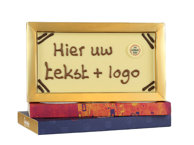 Bonvanie chocolade Chocoladereep met logo