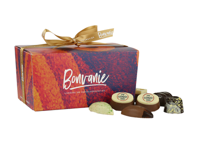 Bonvanie chocolade Bonbons met logo 750 gram