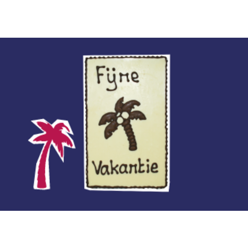 Vakantiegeschenken van chocolade