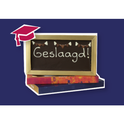 Geslaagdcadeaus van chocolade