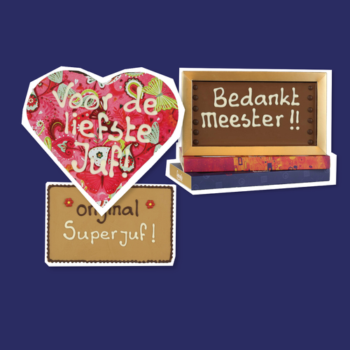 Chocolade voor de beste juffen en meesters
