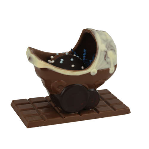 Bonvanie chocolade Chocolade babywiegje met flikken - Bonvanie 3D Chocolade