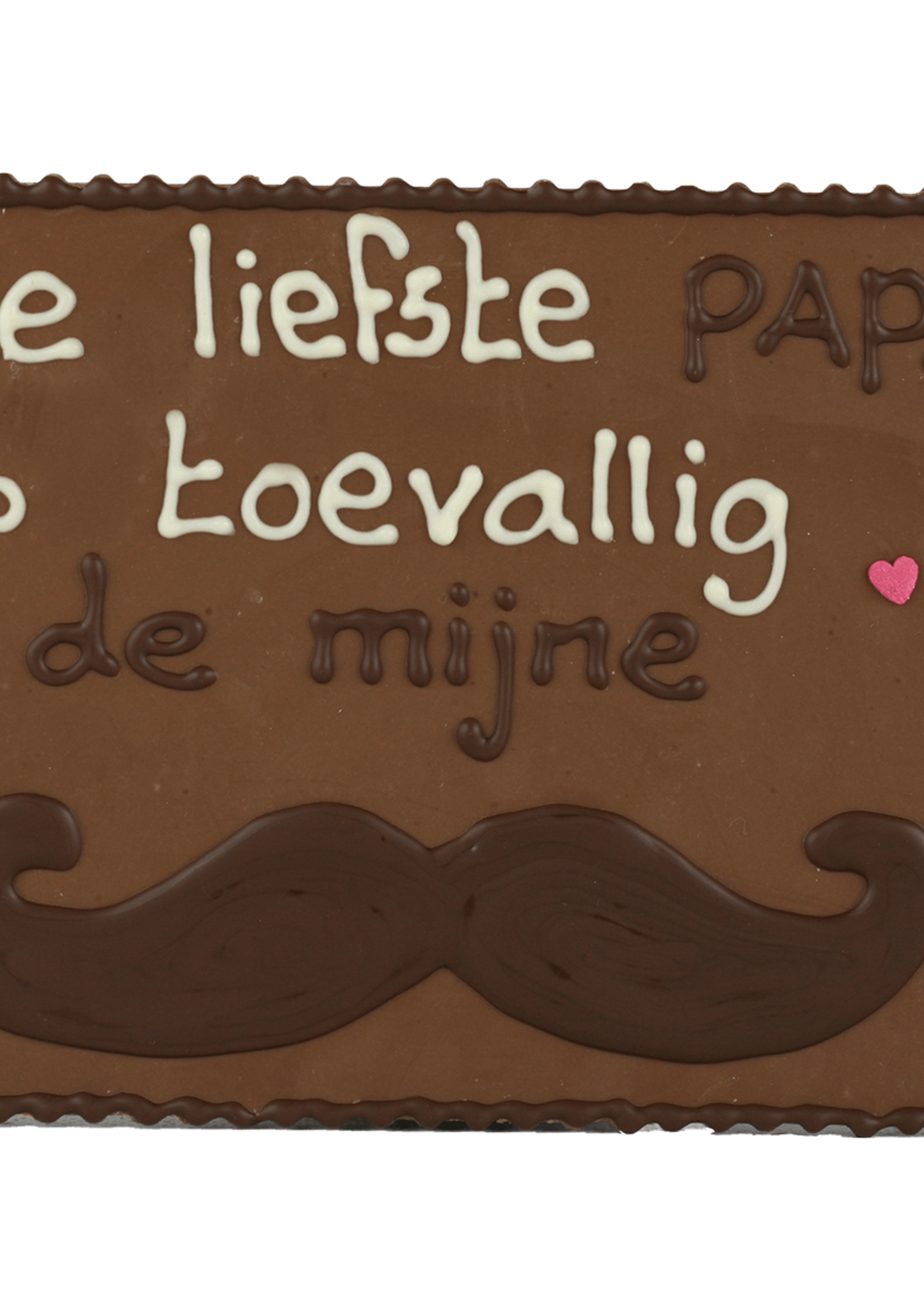 Teddy en Coco chocolade De liefste papa - Chocoladeplakkaat