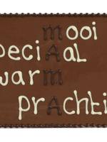 Teddy en Coco chocolade Mama - Chocoladeplakkaat met tekst