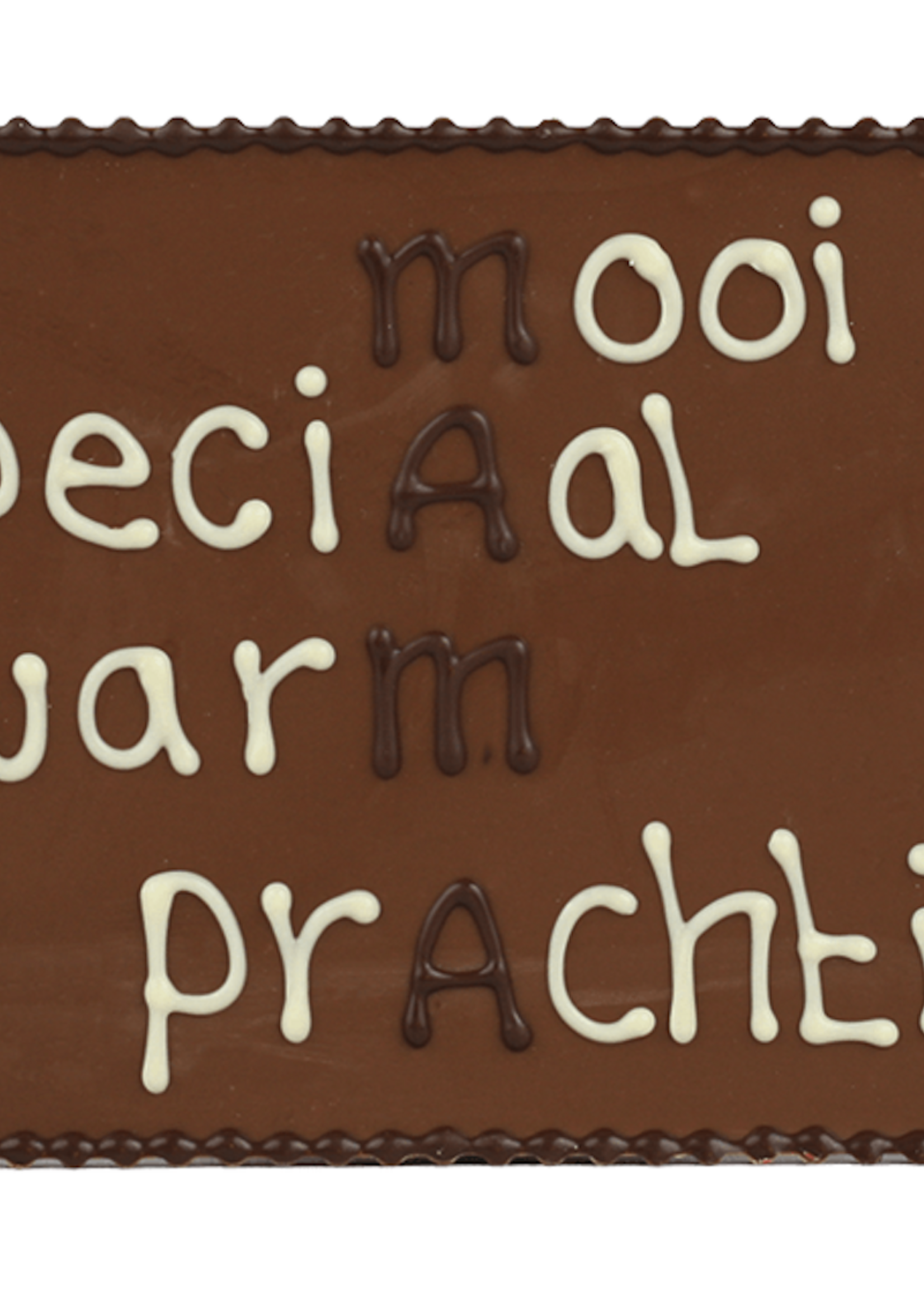 Teddy en Coco chocolade Mama - Chocoladeplakkaat met tekst