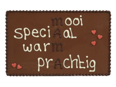 Bonvanie chocolade Mama - Chocoladeplakkaat met tekst