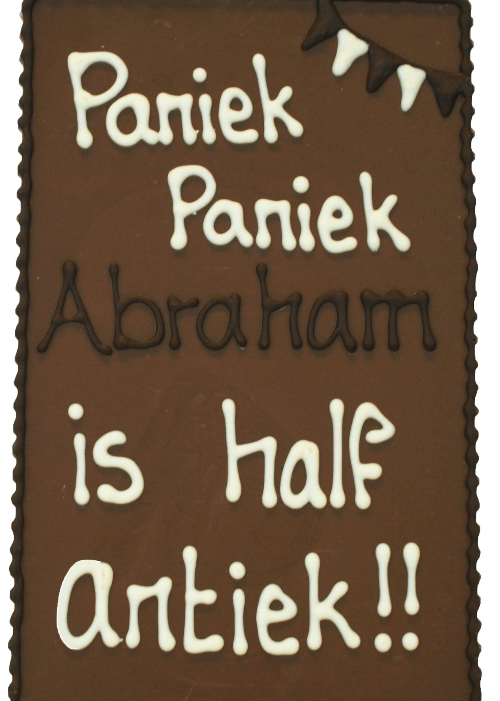 Teddy en Coco chocolade Abraham - Chocoladeplakkaat