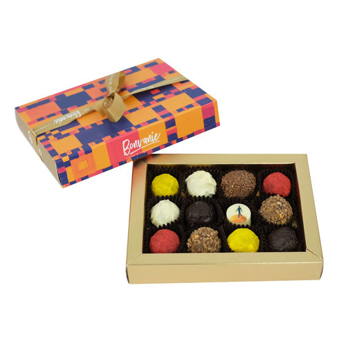 Bonvanie chocolade Brievenbus-truffels met logobonbon