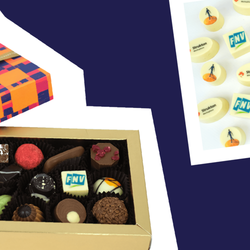 Chocolade met logo