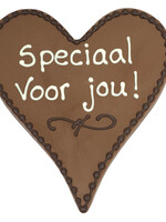 Teddy en Coco chocolade Speciaal voor jou! - Chocoladehart XL