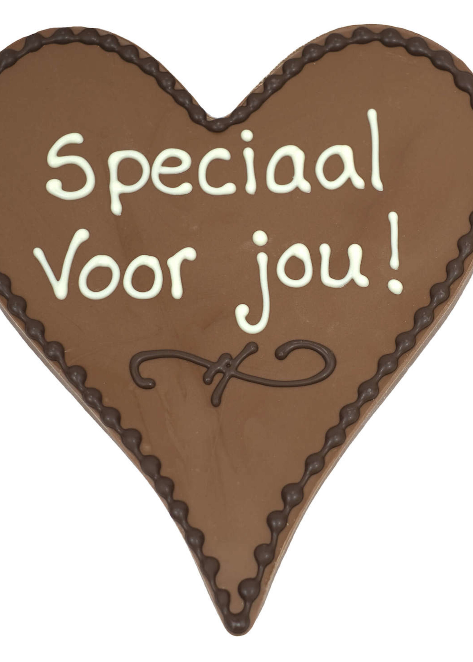 Teddy en Coco chocolade Speciaal voor jou! - Chocoladehart XL