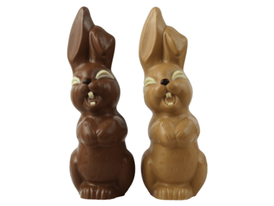 Teddy en Coco chocolade Chocolade paashaas groot