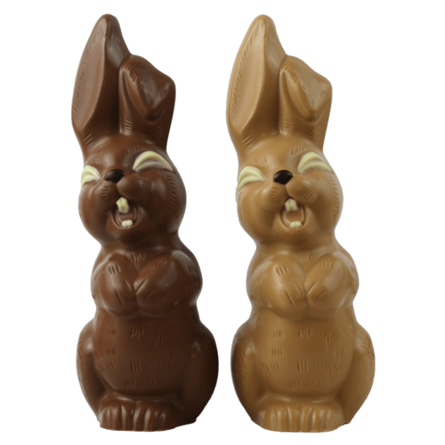 Teddy en Coco chocolade Chocolade paashaas groot