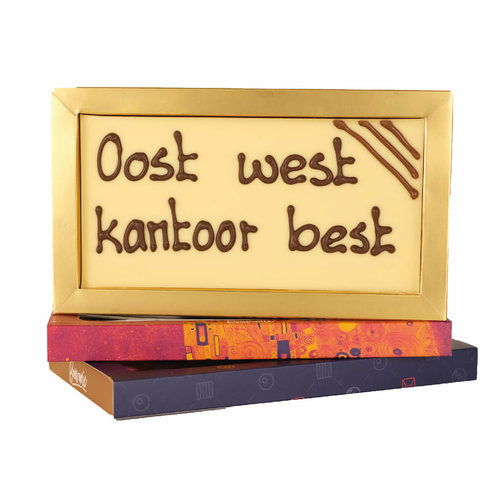 Bonvanie chocolade Oost west, kantoor best - Chocoladereep