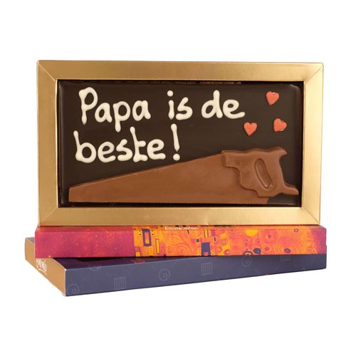 Teddy en Coco chocolade Papa is de beste! - Chocoladereep