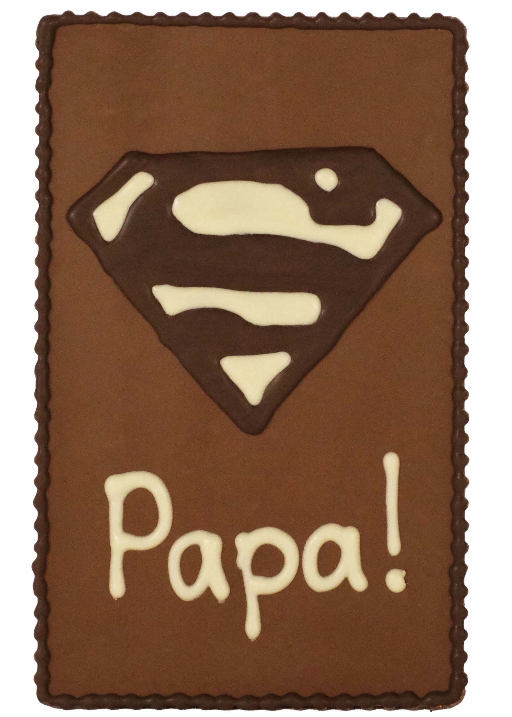 Teddy en Coco chocolade Super papa - Chocoladeplakkaat