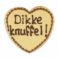 Chocoladehart in hartendoos - dikke knuffel!