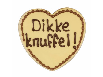 Teddy en Coco chocolade Chocoladehart in hartendoos - dikke knuffel!