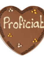 Teddy en Coco chocolade Chocoladehart in hartendoos - proficiat