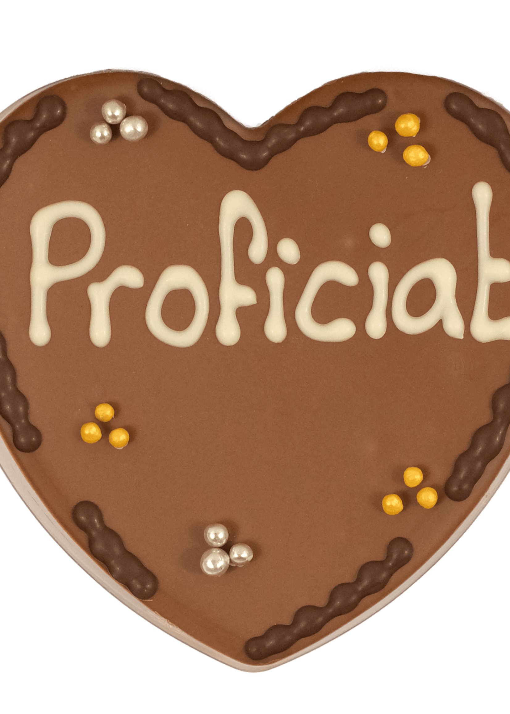 Teddy en Coco chocolade Chocoladehart in hartendoos - proficiat