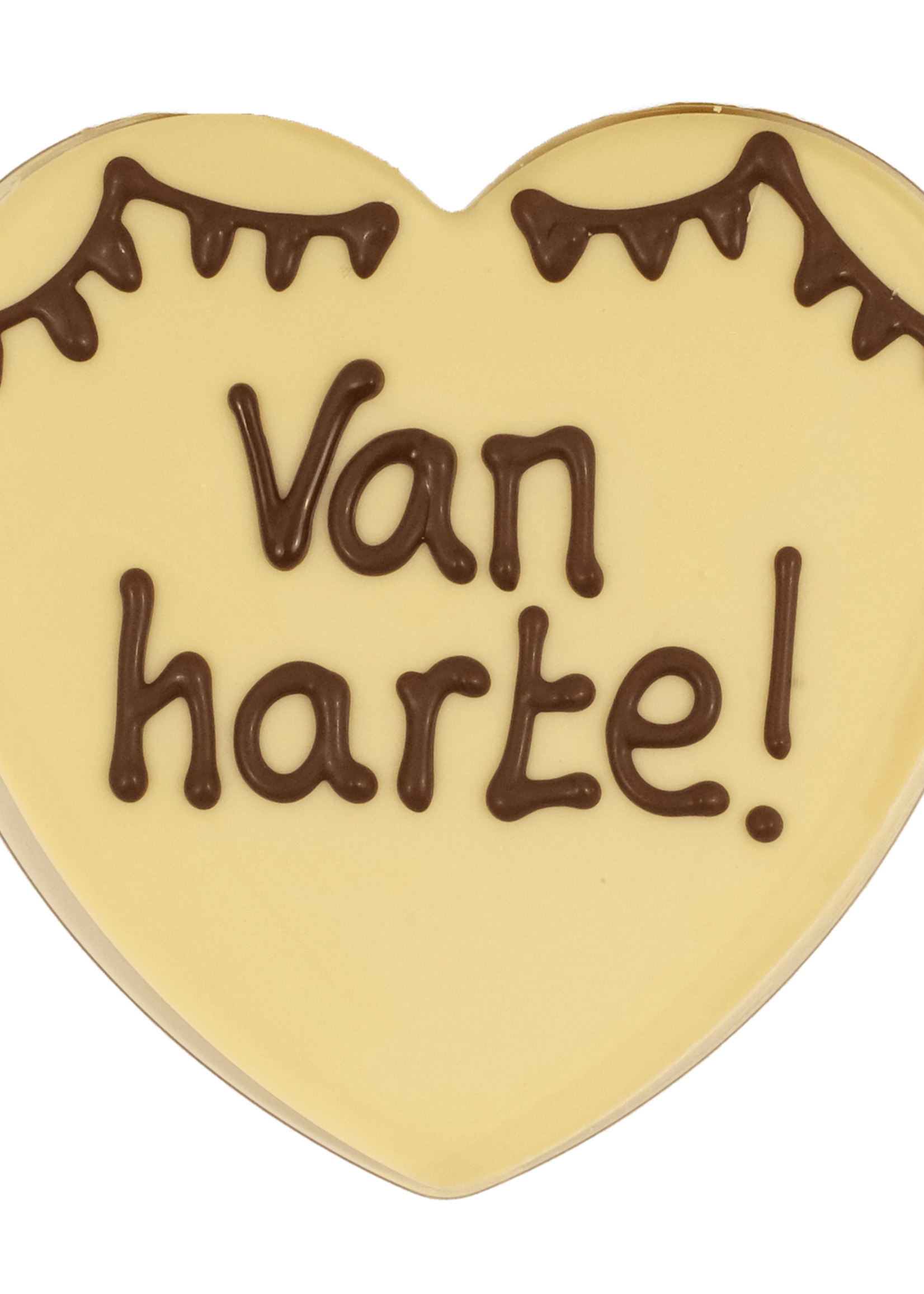 Teddy en Coco chocolade Chocoladehart in hartendoos - van harte!