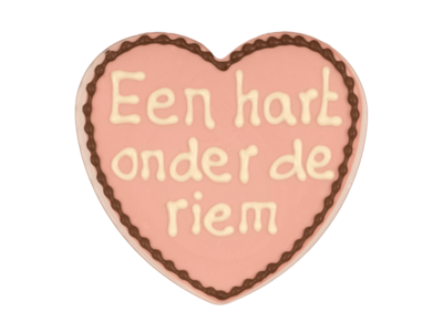 Bonvanie chocolade Chocoladehart in hartendoos - een hart onder de riem